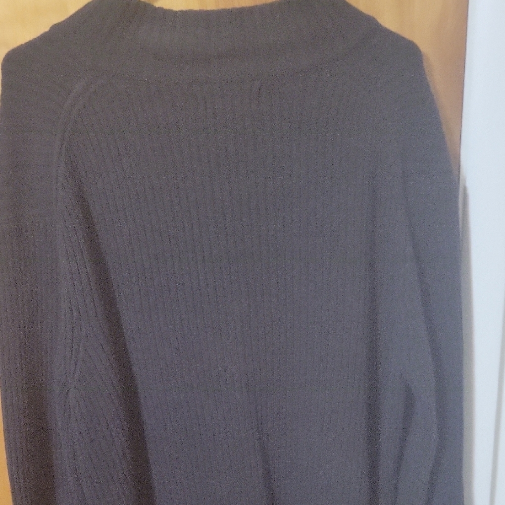 Express Black Ribbed Sweater - image 3